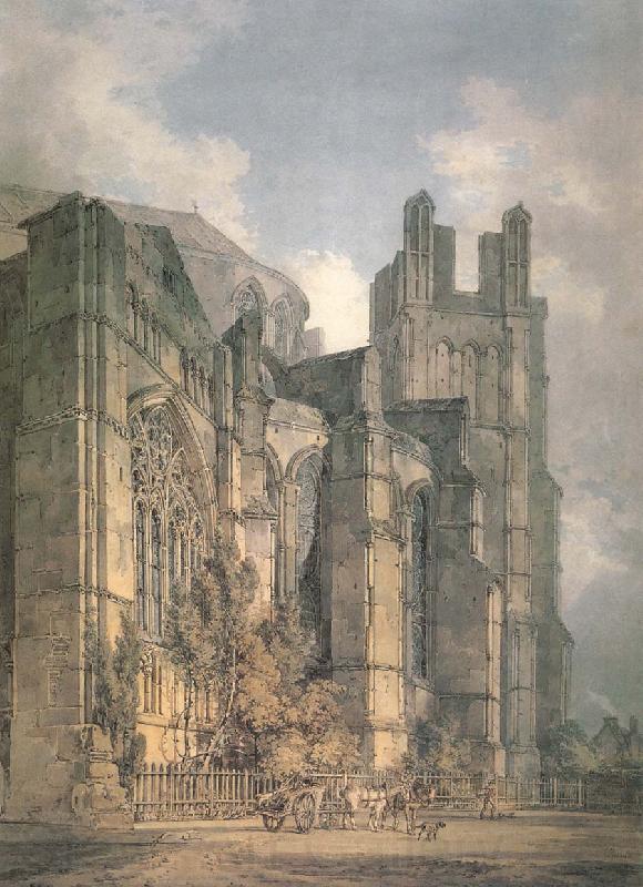 J.M.W. Turner St. Anselm-s Chapel with part of Thomas-a-Becket-s Crown,Canterbury Norge oil painting art
